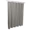 Bath Bliss Heather Gray Microfiber Soft Touch Shower Diamond Design Curtain Liner